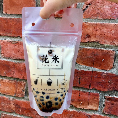 ▲花米yo职人手炒黑糖饮品。（图／网友提供，请勿随意翻拍，以免侵权）
