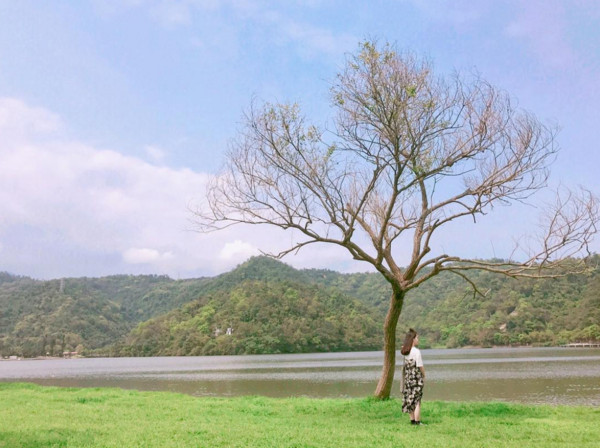 ▲宜兰龙潭湖。(图/IG@yo2na提供,请勿任意翻摄以免侵权)