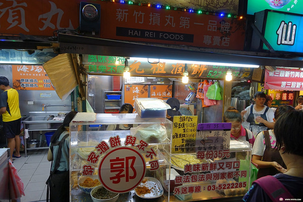▲新竹都城隍庙口美食。（图／Viviyu提供）
