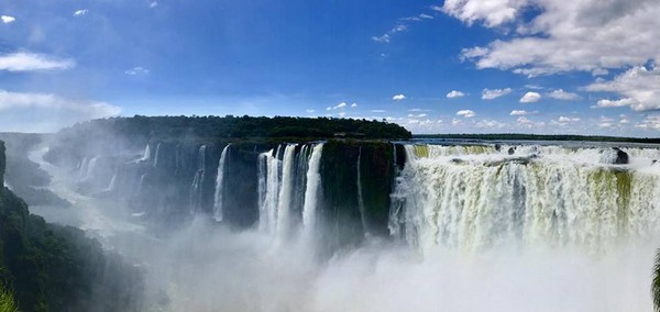 ▲阿根廷伊瓜苏瀑布( Iguazu Falls)。(图/网友Yumi提供,请勿随意翻拍,以免侵权。)