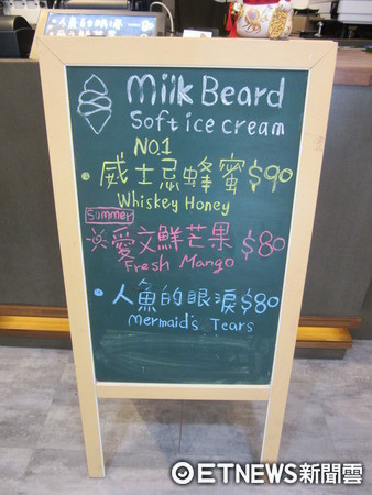▲白胡子Milk Beard。(图/记者龙意摄)