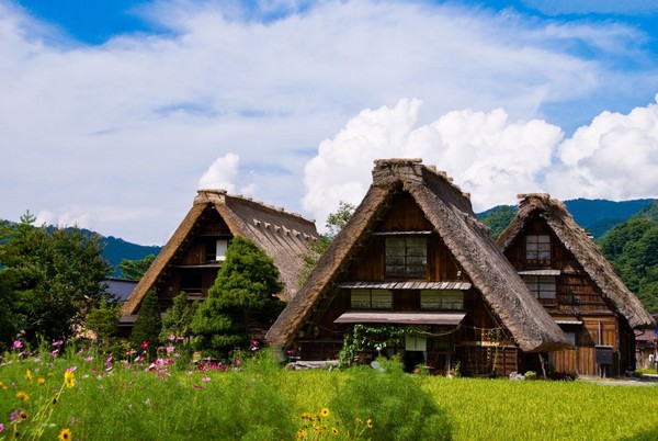 日本合掌村。(图/五福旅游)