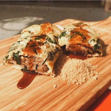 肉粽蛋饼。（图／取自蛋饼王脸书）