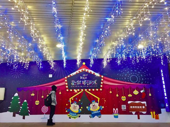 ▲耶诞城灯海。(图/网友提供,请勿随意翻拍,以免侵权。)