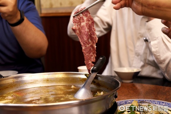 ▲阿裕牛肉涮涮锅。(图/记者陈涵茵摄)