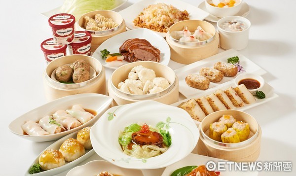 以粤菜港点在饭店业界打出名号的“珍珠坊”平日晚餐66道佳肴吃到饱的活动,原价729元+10%,学生650元(含服务费)。(图/台北福华大饭店提供)