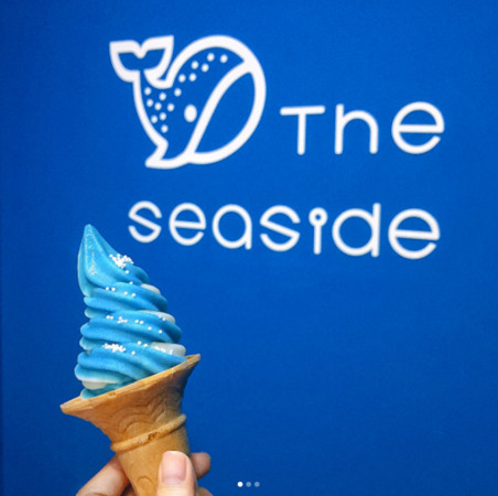▲The Seaside鲸鲨冰淇淋（图／网友tinaxiao0711、rurus.pocket提供，请勿随意翻拍，以免侵权。）