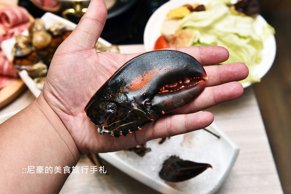 ▲台北藤集火锅大分量顶级肉品新鲜海鲜。(图/尼豪提供)