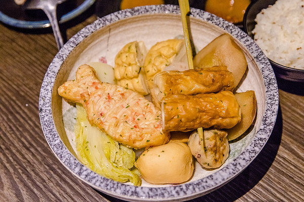 ▲新北深夜食堂六心关东煮锅物。（图／小虎食梦网提供）
