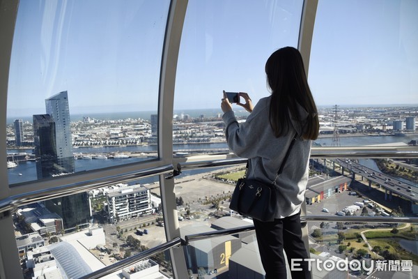 ▲澳洲旅游,大洋洲旅游,墨尔本旅游,墨尔本之星,摩天轮。(图/记者陈涵茵摄)