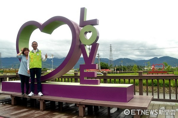 三星乡公所LOVE观景平台。（图／三星乡公所提供）