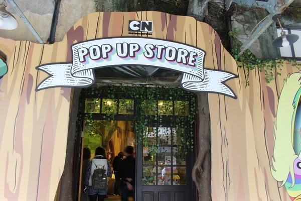 ▲华山CN卡通频道 POP UP STORE快闪商店。(图/姊妹旅行 Sister travel提供,请勿任意翻摄以免侵权)
