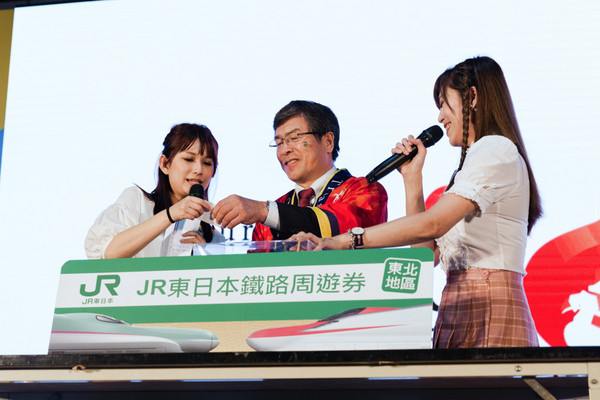 ▲ 2017日本东北游乐日好威好热闹碗子荞麦面大赛寻找台湾正妹大胃王。(图/业务提供)