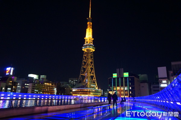▲名古屋电视塔、绿洲21水之宇宙船。(图/记者赖文萱摄)
