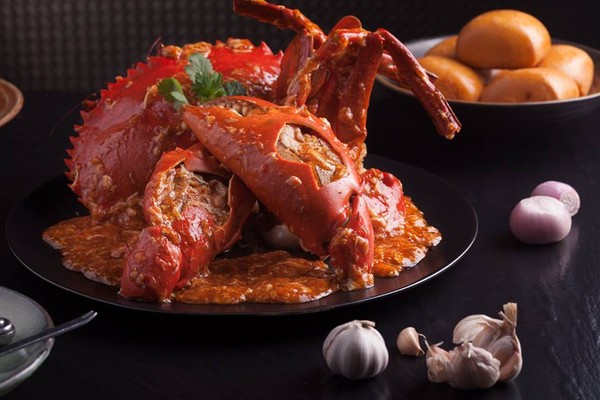 ▲珍宝海鲜的辣椒螃蟹。(图/取自珍宝海鲜Jumbo Seafood脸书粉丝页)