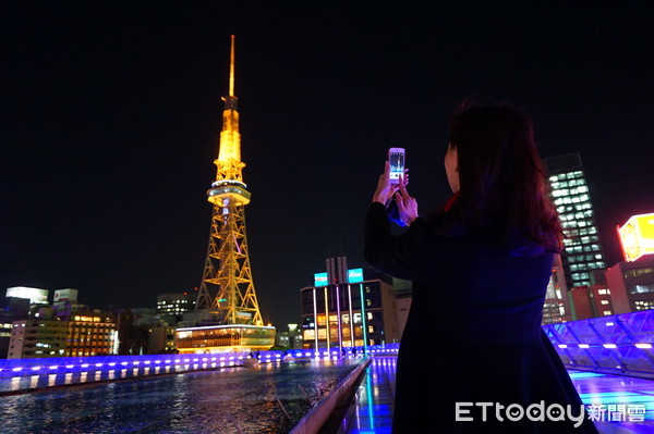 ▲名古屋电视塔、绿洲21水之宇宙船。(图/记者赖文萱摄)