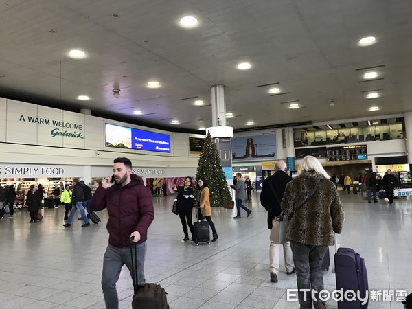 ▲华航开航伦敦,华航伦敦,伦敦盖维克(Gatwick)机场,盖维克(Gatwick)机场。(图/记者赖文萱摄)