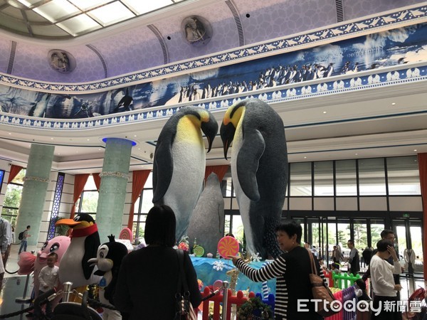 ▲长隆珠海海洋王国企鹅酒店。(图/记者陈涵茵摄)