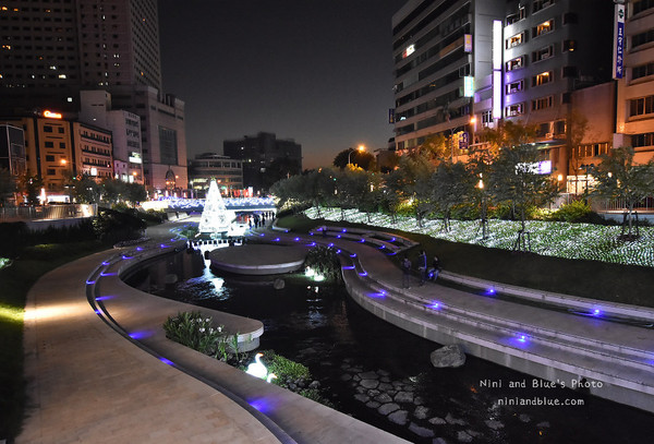 台中 柳川蓝带水岸。(图/Nini and Blue 玩乐食记提供)