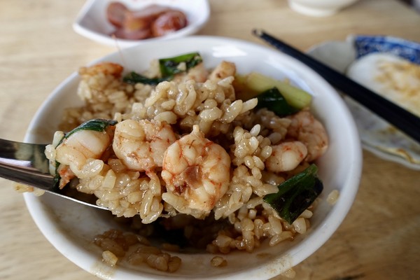 台南 集品虾仁饭。(图/老K提供)