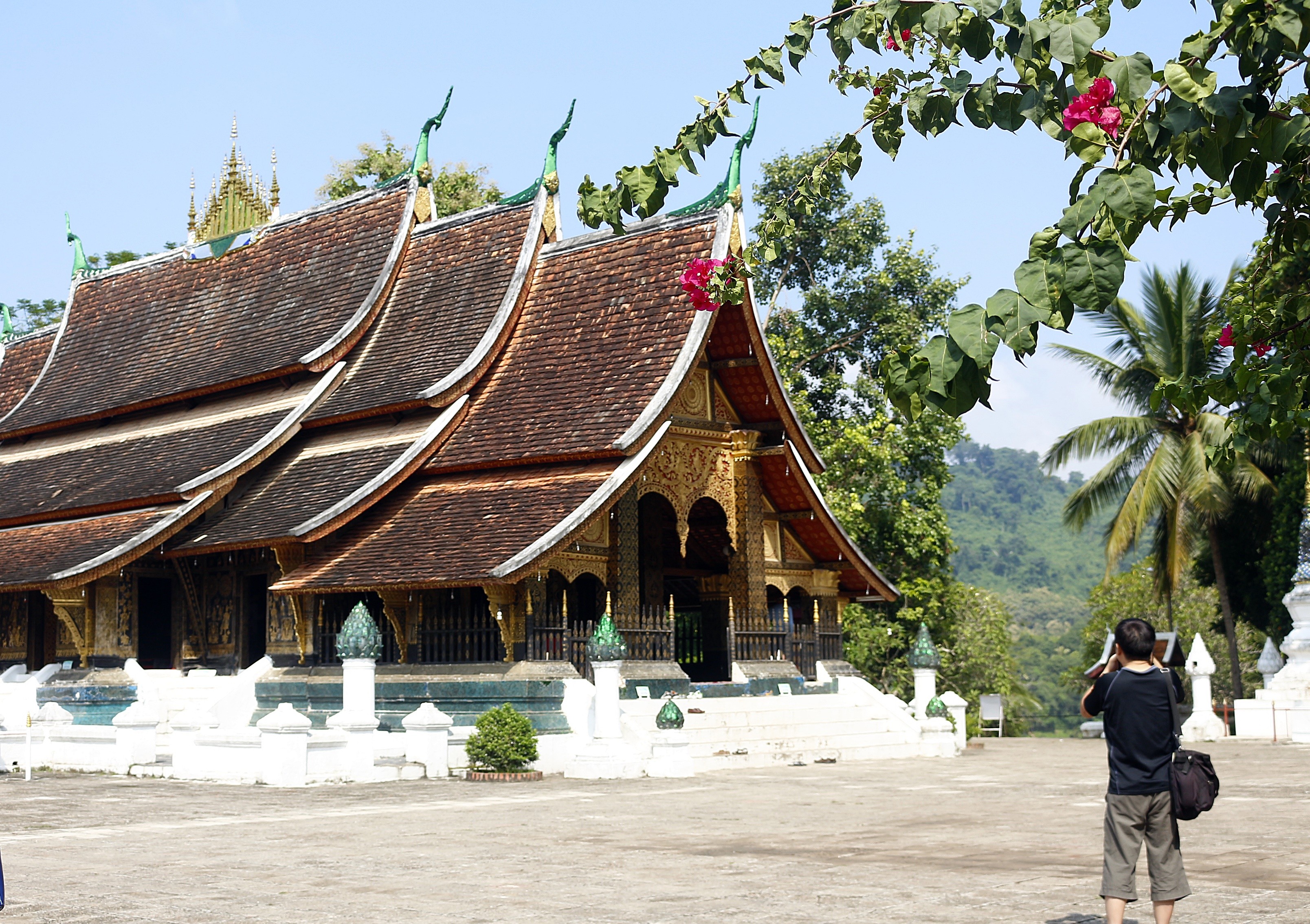 老挝龙坡邦相通寺(图/记者蔡玟君摄)