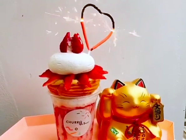 ▲仙女吉拿棒churro&sweet。(图/IG网友tw_eating提供,请勿随意翻拍,以免侵权。)