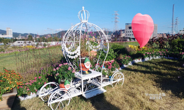 ▲关渡花海节花况更新。(图/Wenwen小姐和宝贝们提供)