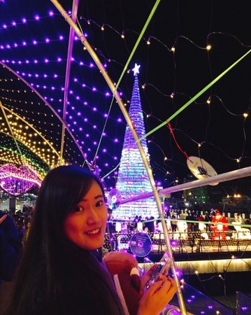 ▲基隆海洋广场耶诞活动。(图/IG@karen_c1015提供,请勿任意翻摄以免侵权)