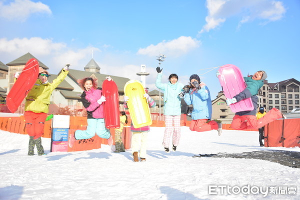 ▲%己??018平昌冬奥滑雪赛场InterContinental Alpensia Pyeongchang Resort阿尔帕西亚洲际度假酒店的初阶练习场。(图/记者李姿仪摄)
