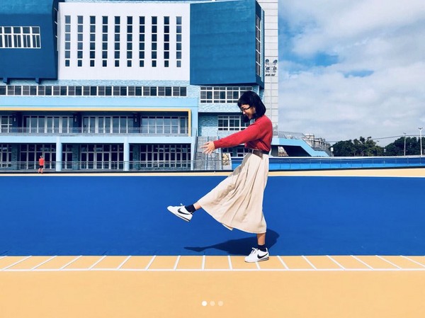 ▲港区运动公园。（图／IG@yuy___lee提供，请勿任意翻摄以免侵权）
