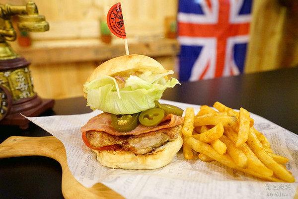 ▲宜兰J.J burgers 美式汉堡。(图/紫色微笑提供)