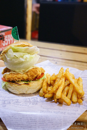 ▲宜兰J.J burgers 美式汉堡。(图/紫色微笑提供)