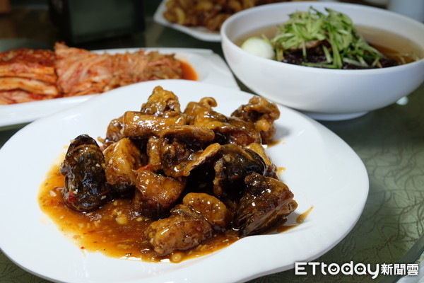 ▲中国吉林图门江大桥,朝鲜料理。（图／记者于佳云摄）