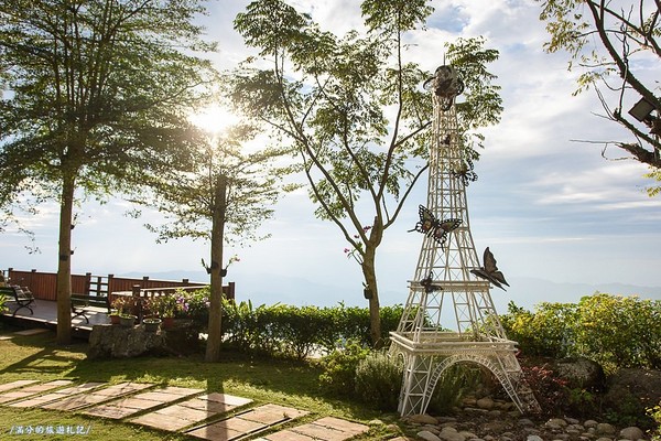▲台中酒桶山。法蝶景观餐厅。（图／满分的旅游札记提供）