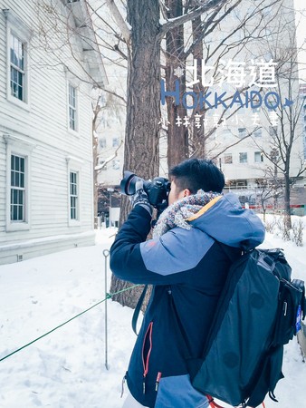 ▲冬天下雪北海道的不开车自由行。(图/小林&郭郭的小夫妻生活提供)