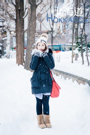 ▲冬天下雪北海道的不开车自由行。(图/小林&郭郭的小夫妻生活提供)