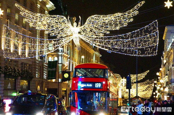 ▲英国伦敦著名购物景点摄政街Regent Street。(图/记者赖文萱摄)