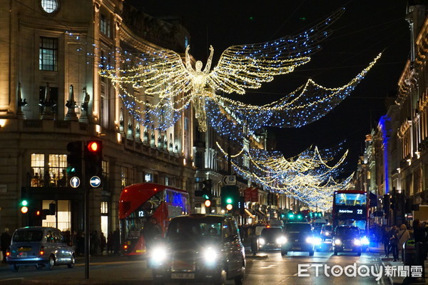 ▲英国伦敦著名购物景点摄政街Regent Street。(图/记者赖文萱摄)