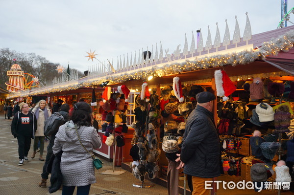 ▲英国伦敦海德公园耶诞市集Winter Wonderland。(图/记者赖文萱摄)