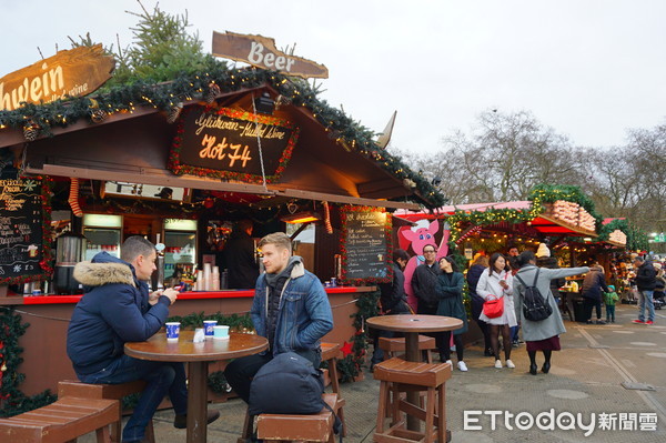 ▲英国伦敦海德公园耶诞市集Winter Wonderland。(图/记者赖文萱摄)