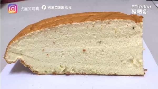 ▲品铭无油现烤蛋糕。(图/虎丽笑嗨嗨)