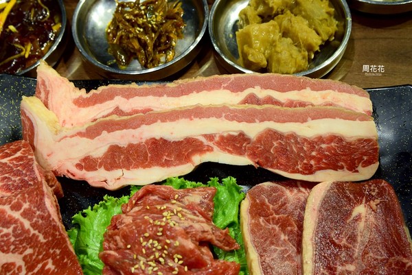 ▲台北新开幕Woosan韩式烤肉店。（图／周花花，甲饱没提供）