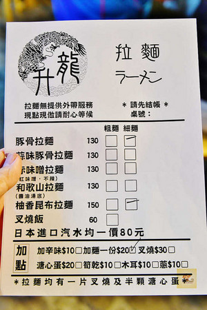 ▲台中 升龙拉面。(图/阿mon提供)