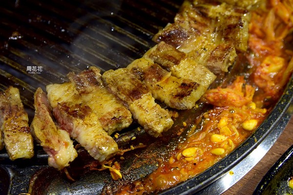 ▲台北新开幕Woosan韩式烤肉店。（图／周花花，甲饱没提供）