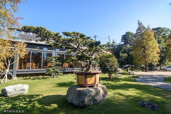 ▲新竹关西大乐之野景观餐厅赏落羽松。(图/满分的旅游札记提供)