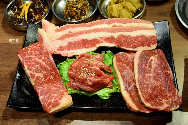 ▲台北新开幕Woosan韩式烤肉店。（图／周花花，甲饱没提供）