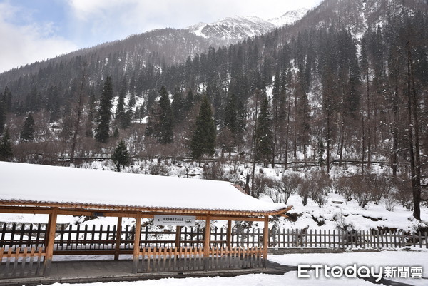 四川达古冰山景区。(图/记者黄琬茹摄)