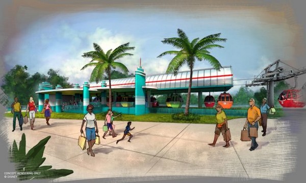 ▲佛州迪士尼推出缆车系统。(图/disneyparks)