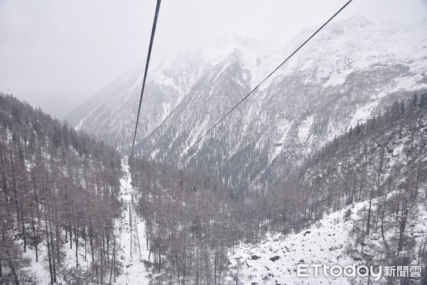四川达古冰山景区。(图/记者黄琬茹摄)