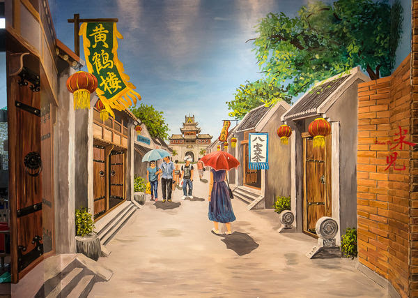 ▲银川宁夏夜市。(图/米儿提供)